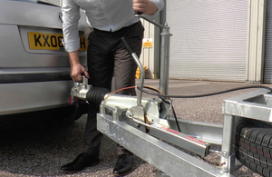 Car and trailer