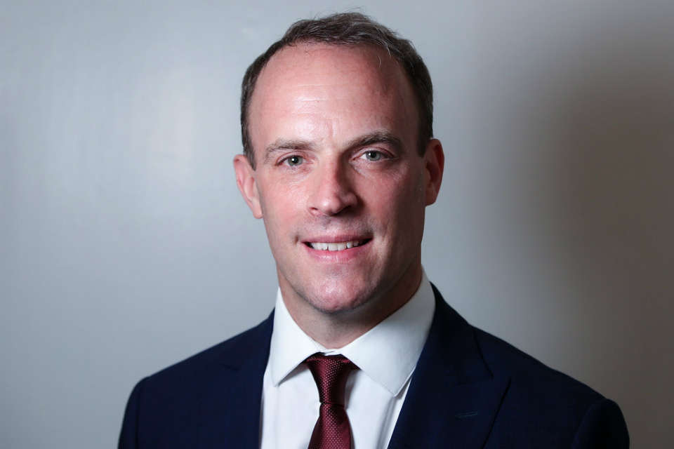 Foreign Secretary Dominic Raab