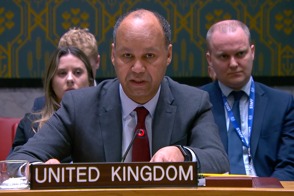 Ambassador James Kariuki, UK Deputy Permanent Representative to the UN